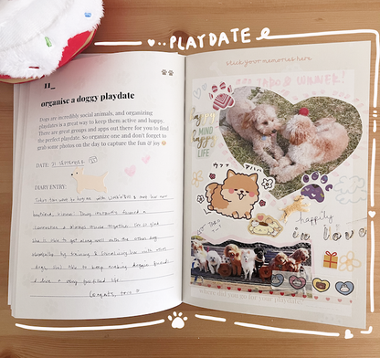 My Paw Prints - Dog Keepsake, Activity Book and Album